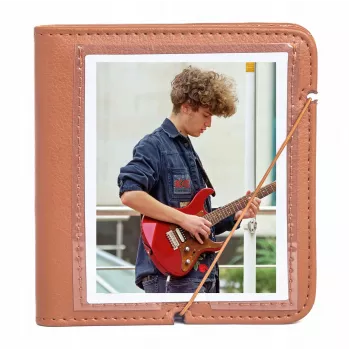 LOVEINSTANT foto album za 28 takojšnjih fotografij, rjavo PU usnje, združljiv s Fujifilm Instax Wide/Square, Polaroid 600/SX-70/i-Type