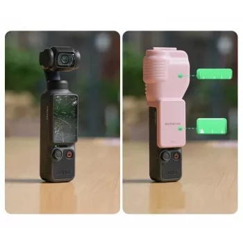SUNNYLIFE zaščitni ovitek za DJI Osmo Pocket 4 – roza