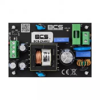 BCS BCS-ZA4802 4-kanalni pasivni video balun oddajnik-sprejemnik (transceiver) za AHD/TVI/CVI/CVBS prek UTP, črn