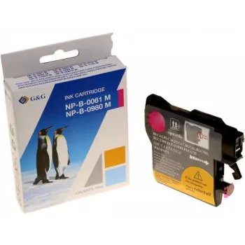 G&G združljiva magenta kartuša s črnilom za Brother LC-980M / LC-1100M / LC-1100HM (XXL, 750 strani)