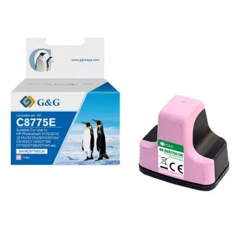 G&G Ninestar združljiva HP 363 XL kartuša s črnilom visokega izkoristka svetlo magenta (C8775EE)