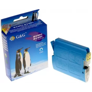 G&G združljiva kartuša s črnilom za Brother LC-970C/LC-1000C cian (400 strani, 11ml, Smart Chip)