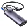 Ugreen CM629 HDMI na USB video kartica za zajem 2K 30Hz, Space Gray