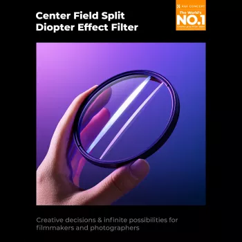 KF Concept 82mm Nano-B center field split diopter filter +0,5