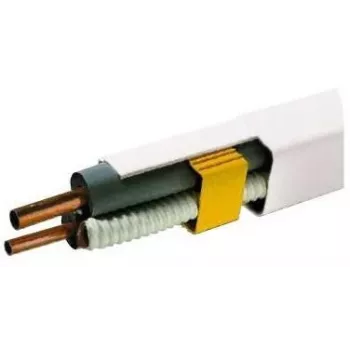 IVENSIS IPWP80 bela optična stenska vtičnica z 2x SC simplex adapterjema, vgrajena kasetica za spajanje, ABS plastika, IP20