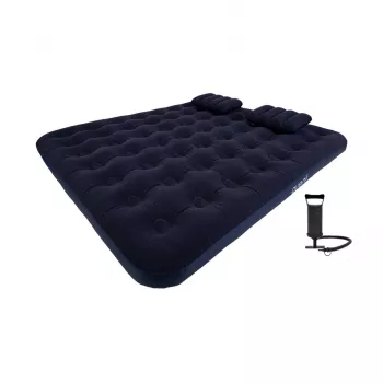 AVENLI XXL komplet napihljive zračne blazine 203x183x22 cm Queen Size z nožno črpalko in kompletom za popravila