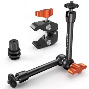 KF Magic Arm Super Clamp komplet držal z navojem 1/4 inch in 3/8 inch, čeljusti 15-55 mm, ISO hladilni nosilec