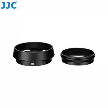 JJC LH-JXHALF senčilo objektiva z 37 mm filtrskim obročem za Fujifilm X Half, črno