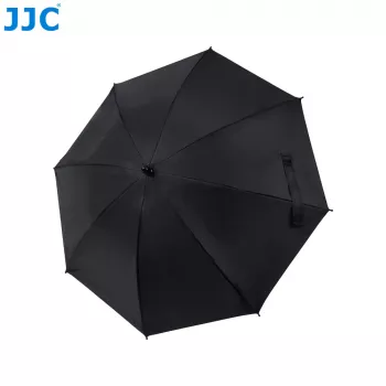 JJC dežnik za kamero s super-clamp držalom, odprtina čeljusti 63 mm, navoj 1/4 inch in 3/8 inch, črn
