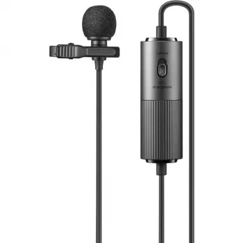 Godox LMS-60C lavalirski mikrofon 6m, vsesmerni elektret kondenzatorski pripni mikrofon za pametne telefone, DSLR in fotoaparate
