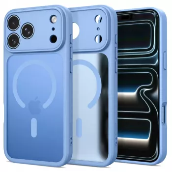 Tech-Protect BasicMag MagSafe ovitek za iPhone 17 Pro / 18 Pro mat svetlo moder