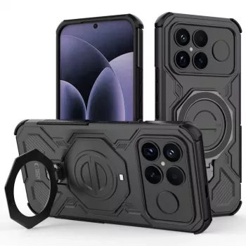 TECH-PROTECT TacticStand MagSafe ovitek za Xiaomi Poco F8 Ultra – črn