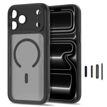 TECH-PROTECT MagPeak MagSafe ovitek za iPhone 17 Pro Max / 18 Pro Max mat črn