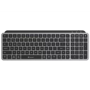 TRACER STONE RF 2.4G+BT brezžična tipkovnica, QWERTY US International, črna