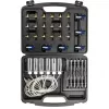 NEO TOOLS TOP-11-263 komplet testerja puščanja injektorjev Common Rail za dizelske motorje, 6-valjni diagnostični komplet z adapterji in kovčkom