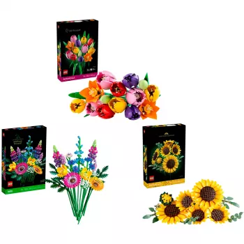 LEGO Botanicals poletni šopek paket – 756-delni botanični gradbeni set za odrasle