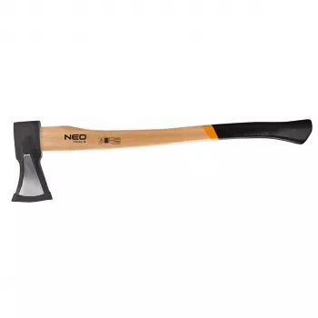 NEO TOOLS TOP-27-019 sekira z ročajem iz steklenih vlaken, 600g glava iz visokoogljičnega jekla, 380mm, nedrseč oprijem, zaščita rezila, TÜV GS certificirana