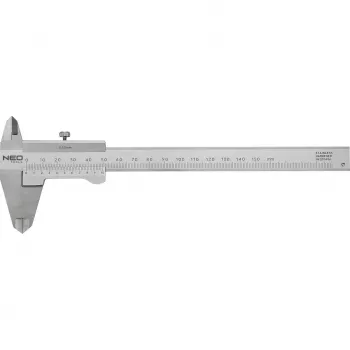 NEO TOOLS DIN certificirano pomično merilo, 150 mm, nerjavno jeklo