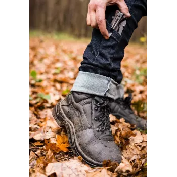 NEO TOOLS DENIM delovne hlače s 5 žepi, velikost M, modre, Regular Fit, ojačani šivi, EN ISO 13688