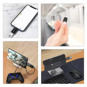 Wozinsky kabel USB-A na Lightning 1m črn - MFi certificiran, hitro polnjenje in sinhronizacija