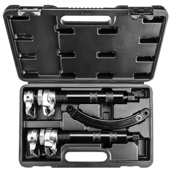 NEO TOOLS TOP-11-796 komplet vzmetnih sponk, 2-delni, 370 mm, nosilnost 1200 kg, kovani kavlji, črno oksidiran