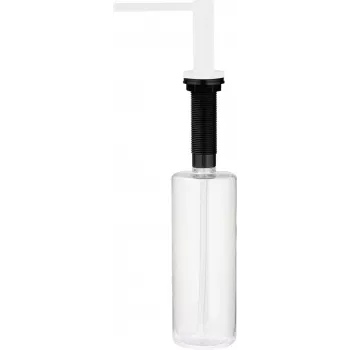 DEANTE dozirnik za pomivalno sredstvo z držalom za gobico, 350 ml, črn