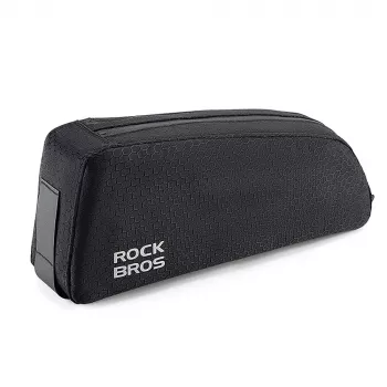 ROCKBROS kolesarska okvirna torba za zgornjo cev 0,9L, črna