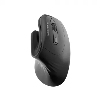 WOZINSKY WWM-1076 ergonomska navpična brezžična miška, 3600 DPI, črna