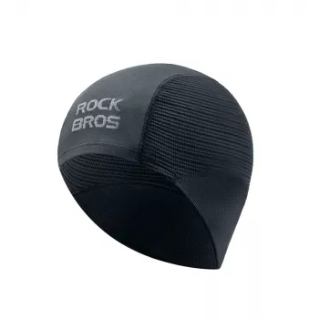 Rockbros LF25956 brezšivna pletena kolesarska kapa - črna