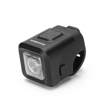 ROCKBROS SKL01 sprednja kolesarska luč z električnim zvoncem 450 lm 120 dB USB-C črna