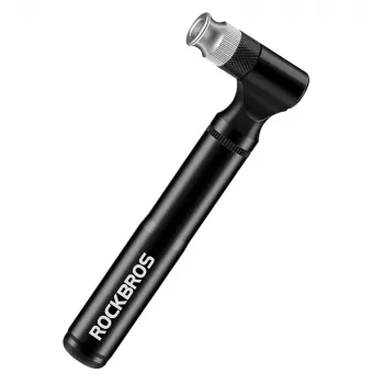 ROCKBROS JG-PB-11 komplet za popravilo kolesa z 120-PSI mini tlačilko, 16-in-1 večnamenskim orodjem, obliži brez lepljenja, gumami za snemanje plašča, torbico za shranjevanje - črn