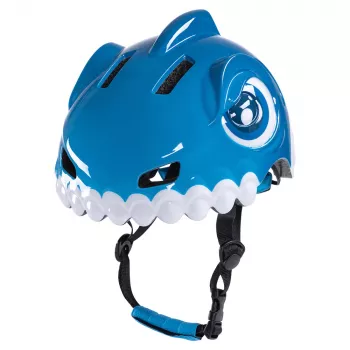 WOZINSKY otroška kolesarska čelada z motivom dinozavra, modra, 52-56 cm