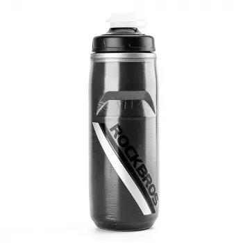 ROCKBROS termična kolesarska steklenica 620 ml brez BPA gradient črna