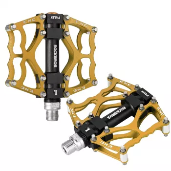 Rockbros JT201012LG 2010-12L aluminijaste platformne pedala - zlata