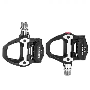 Rockbros P602 SPD-SL združljiva kolesarska pedala za cestna kolesa - črna