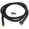 DEANTE tuš cev za armature s 3 luknjami, 150 cm, krom