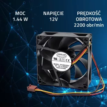 Qoltec Glacial Tech 8025 ventilator za ohišje