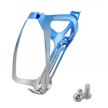 ROCKBROS RKL02 aluminijasto držalo za bidon – modro-srebrno