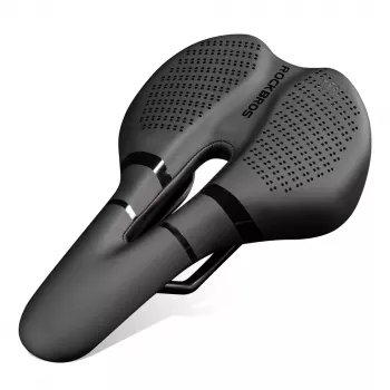 ROCKBROS 8182 Urban Comfort Anatomic kolesarsko sedlo, črno