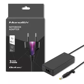 Qoltec 40W napajalnik za prenosnik za Sony Asus 19V 2,1A 4.8x1.7mm z napajalnim kablom