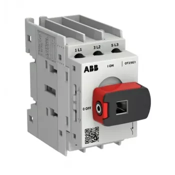 ABB OT Plus OT25G1-3MS25 A bremensko stikalo, okvir G1, 3-polno, z ročajem