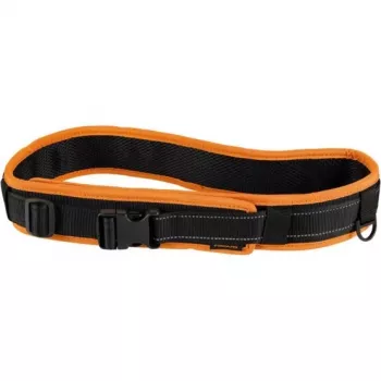 Fiskars 1003626 Functional Form pas za orodje s hitro zaponko, nastavljiv obseg do 120 cm, trpežen vodoodporen poliester, več žepov in zank, črno-oranžen