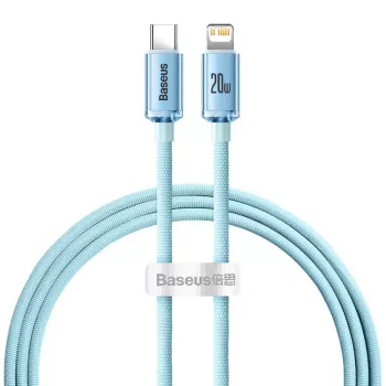 Baseus Crystal Shine kabel USB-C na Lightning 20W, 1,2m, moder