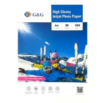 G&G Ninestar fotografski papir A4, 180 g/m², 20 listov (20287)