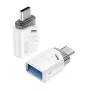 XO NB256B OTG adapter USB-A vtičnica na USB-C vtič, bel (NB256B)