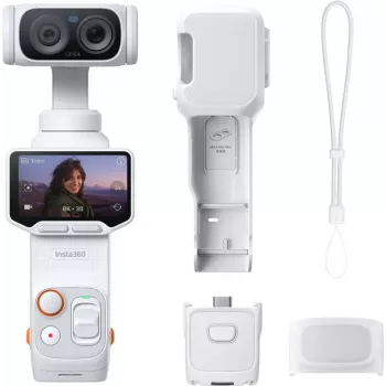 Insta360 Luna Ultra Standard Bundle žepna gimbal kamera, Stellar White (LUNA02)