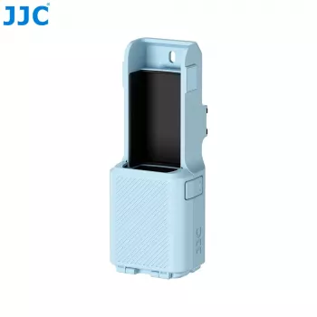 JJC 2-v-1 zaščitno ohišje in magnetno držalo za DJI Osmo Pocket 4 / 3 - modro