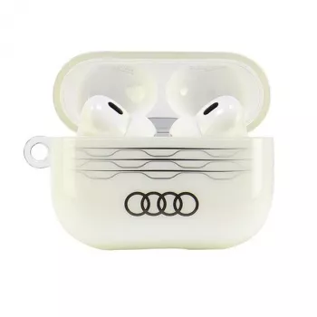 Audi IML Geometric Pattern ovitek za AirPods Pro 2 bel