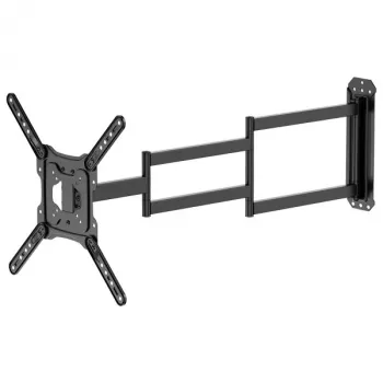 Brateck LPA84-445XL popolnoma gibljivo stensko držalo za TV/monitor za zaslone 37-80 inch, nosilnost 50kg, VESA do 600x400, dvojni vrtljivi krak, mat črno