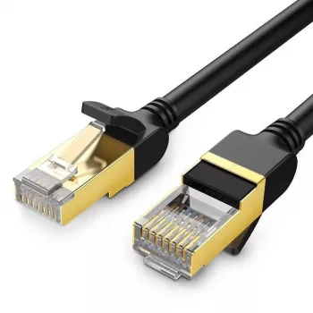 UGREEN NW107 Cat.7 S/FTP Ethernet kabel, RJ45, 2m, črn